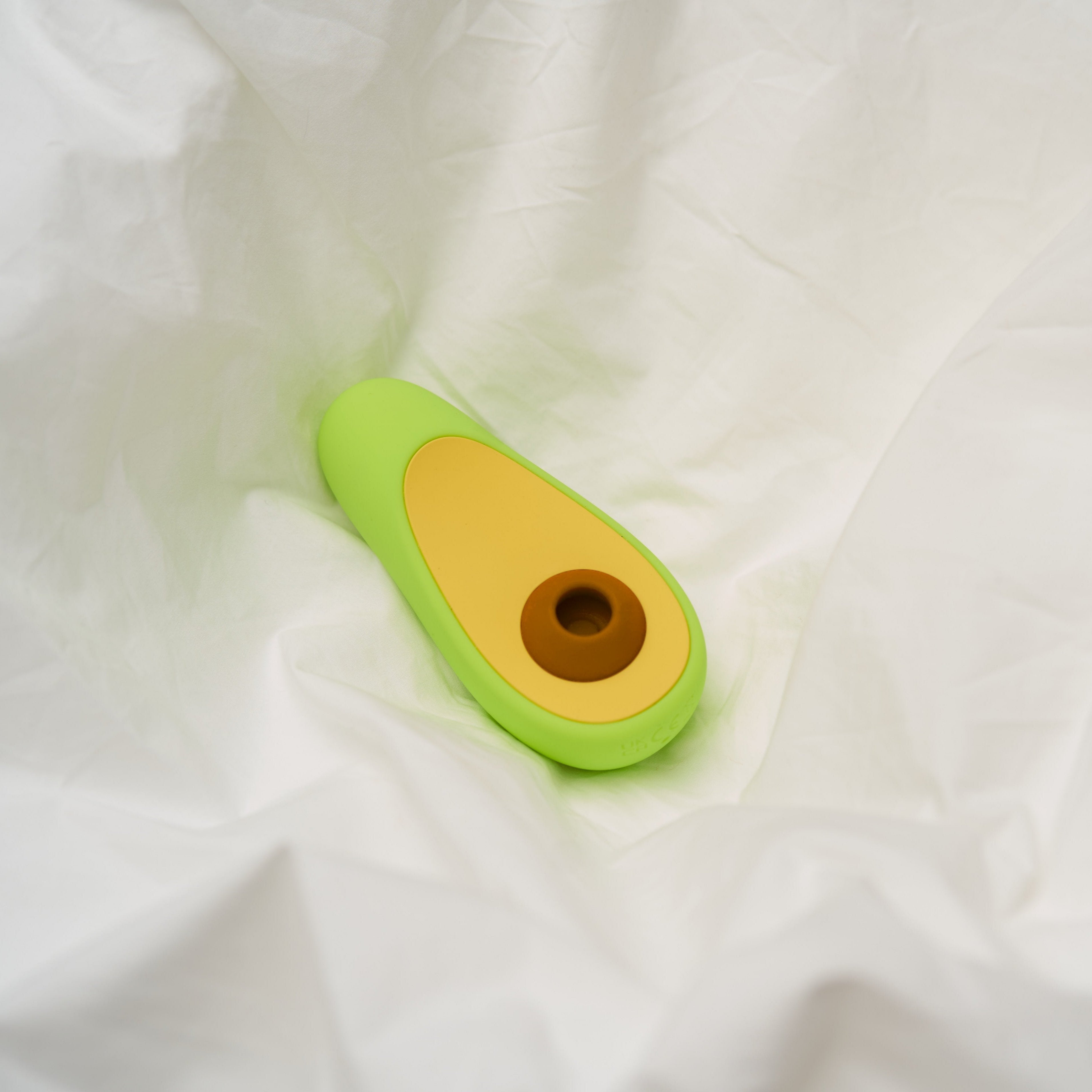 Avocado clitoral massager charging port